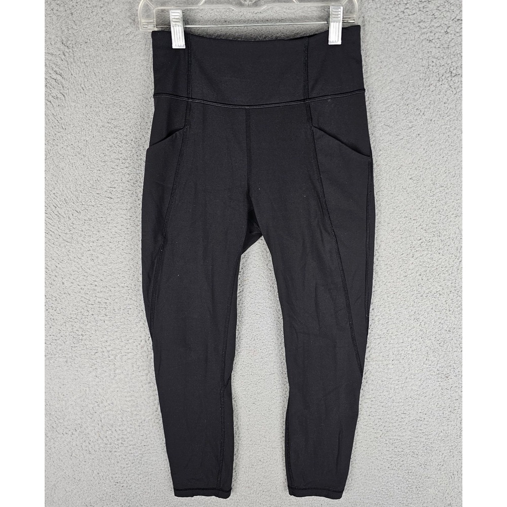 Lululemon Time to Sweat Leggings Women 4 Stretch Gym Training High Waist LW6AWSS